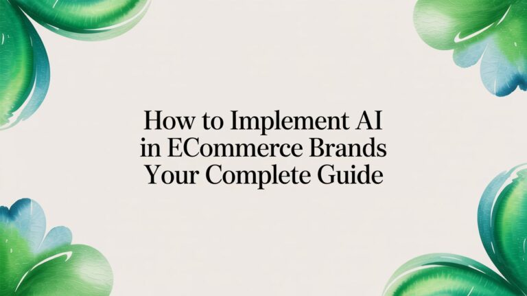 How to Implement AI in Ecommerce Brands Your Complete Guide – ZonFlip