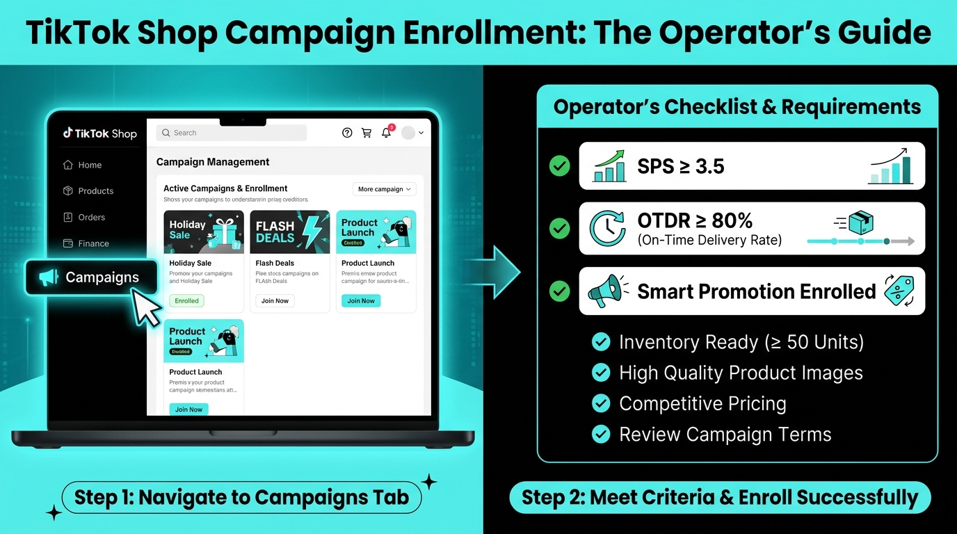 TikTok Shop Campaign Enrollment Operator