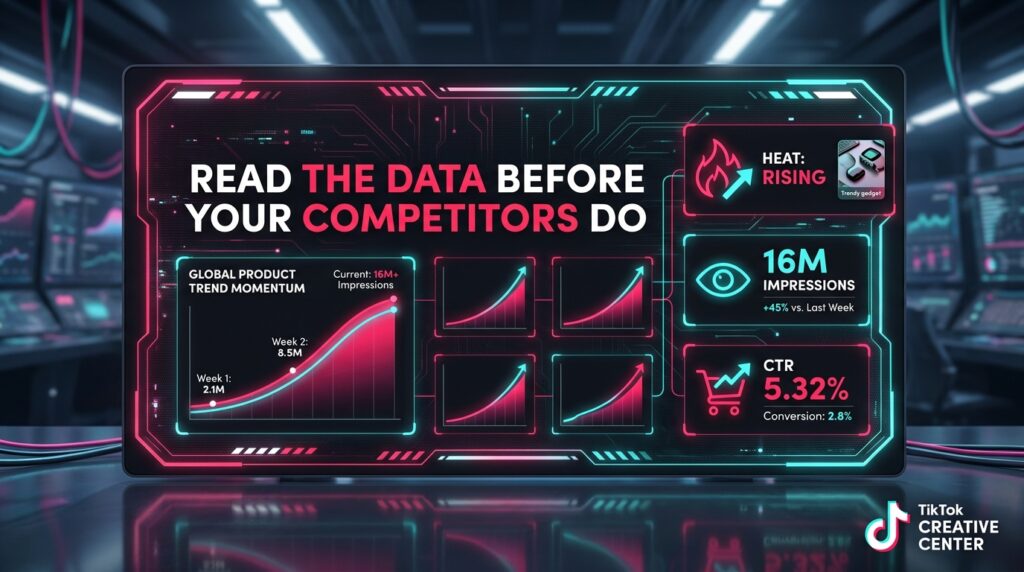 TikTok Creative Center product trend strategy dashboard — Read the data before your competitors do