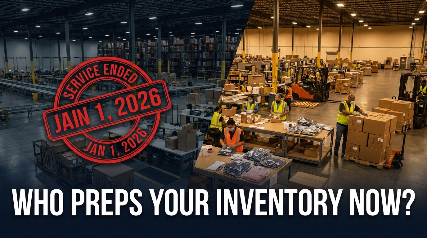 Amazon ended FBA prep services January 2026 — sellers now navigate third-party prep centers and in-house operations