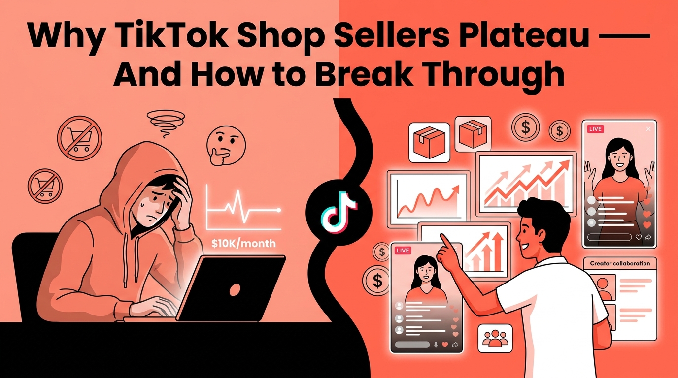 TikTok Shop seller plateau vs breakthrough strategy comparison