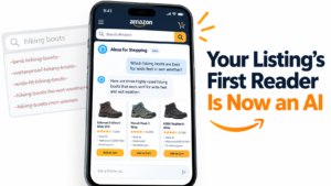 Smartphone showing Amazon